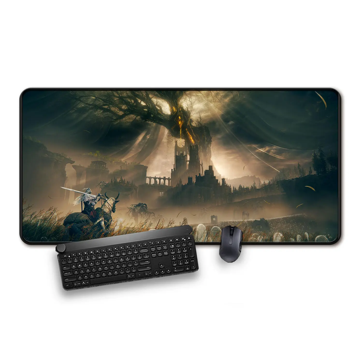 Extra Large Video Game Mousepad, Desk Mat, Souls-Like Game Desk Pad, Large and Extra Large Size, Anti-Slip Mousepad Gamer