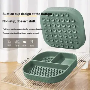 Pet Licking Mat New Food Bowl, Cat Dog Anti-Choking Slow Feeder, Non-Slip Silicone Dish, Pet Feeding Accessory
