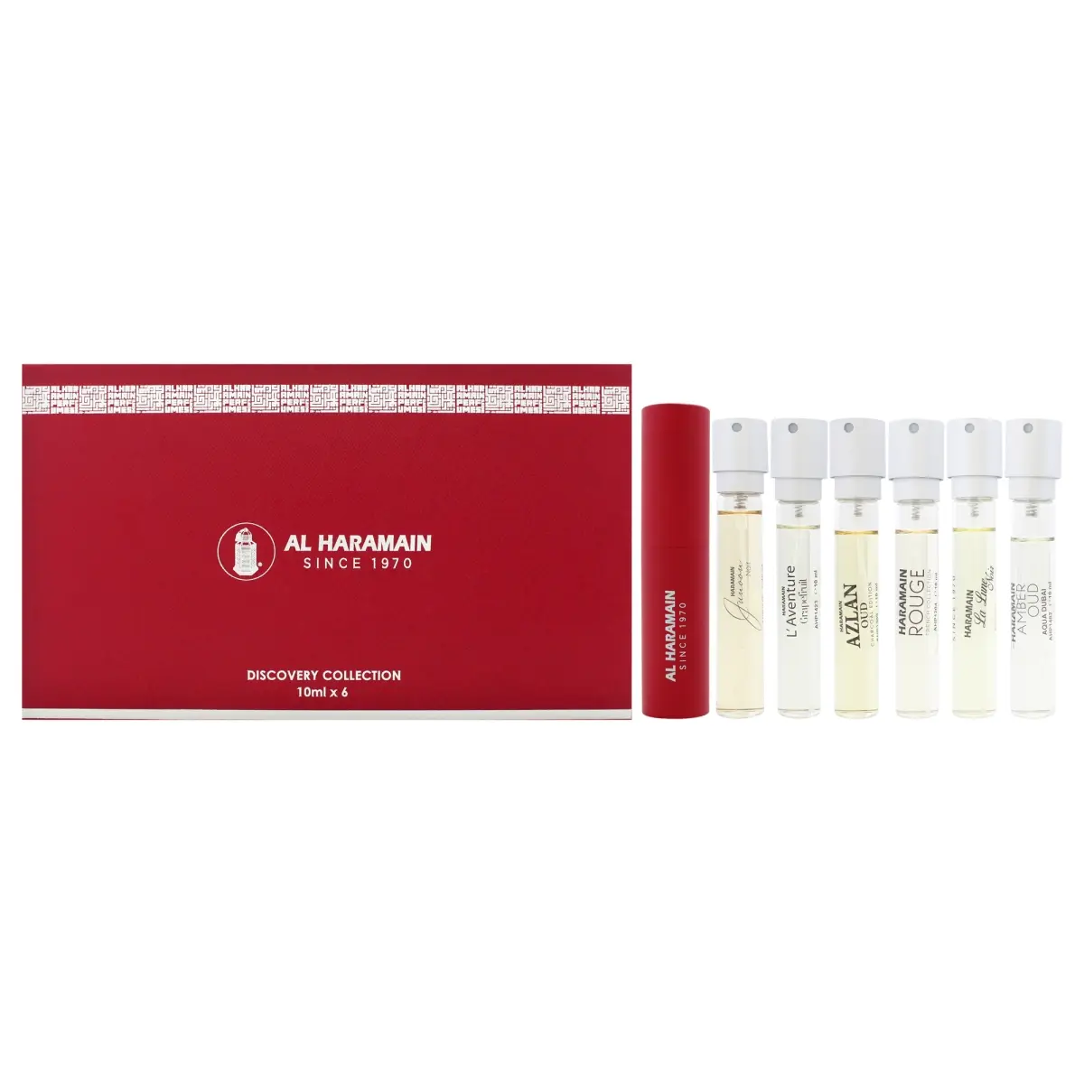 AL HARAMAIN Discovery Collection Unisex Multi-Bottle Fragrance Gift Set - Blends Traditional and Modern Notes, 6oz Bottles, for Gifting or Personal Use, Multi-Bottle Set