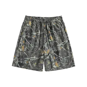 Men's Stylish Tropical Graphic Beach Shorts - Multi-size Knee-Above Beachwear with Casual Drawstring, Friendly Material, Vibrant Look - Menswear Bottoms,summervibes
