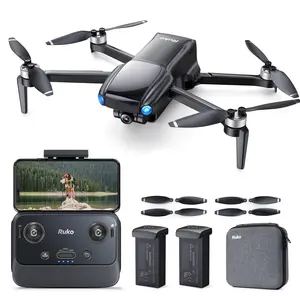 Ruko U11MINI Drones plegable with Camera for Adults 4K, 70Mins 2 Batteries, Under 250g, Camera Drone with GPS TOF 9800FT Long Range Auto return for beginner