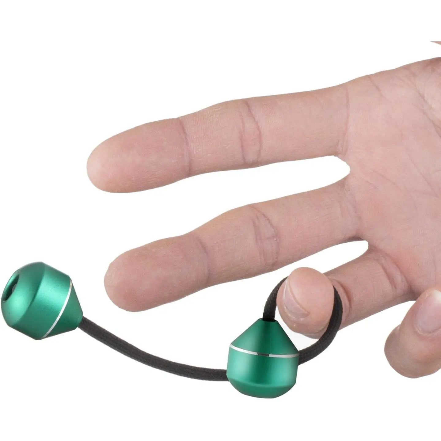 Begleri Fidget Beads  Worry Fidget Beads Spin  Made of Aluminum Alloy  for All Skill Players Creates a Bit of Magic for You (Green, UFO)