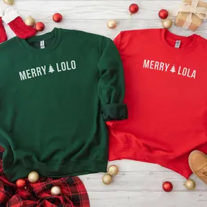 Matching Lola and Lolo Christmas Sweatshirt