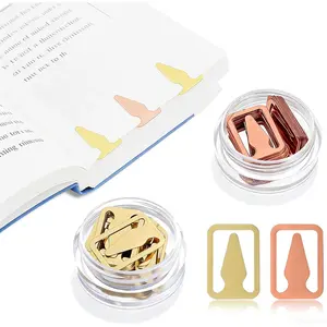100 count Mini Book Darts Bookmarks, Metals Book Line Page Markers Arrow Bookmarks Thin Page Marker Clips for Reading Teachers Students Book Lovers (, )