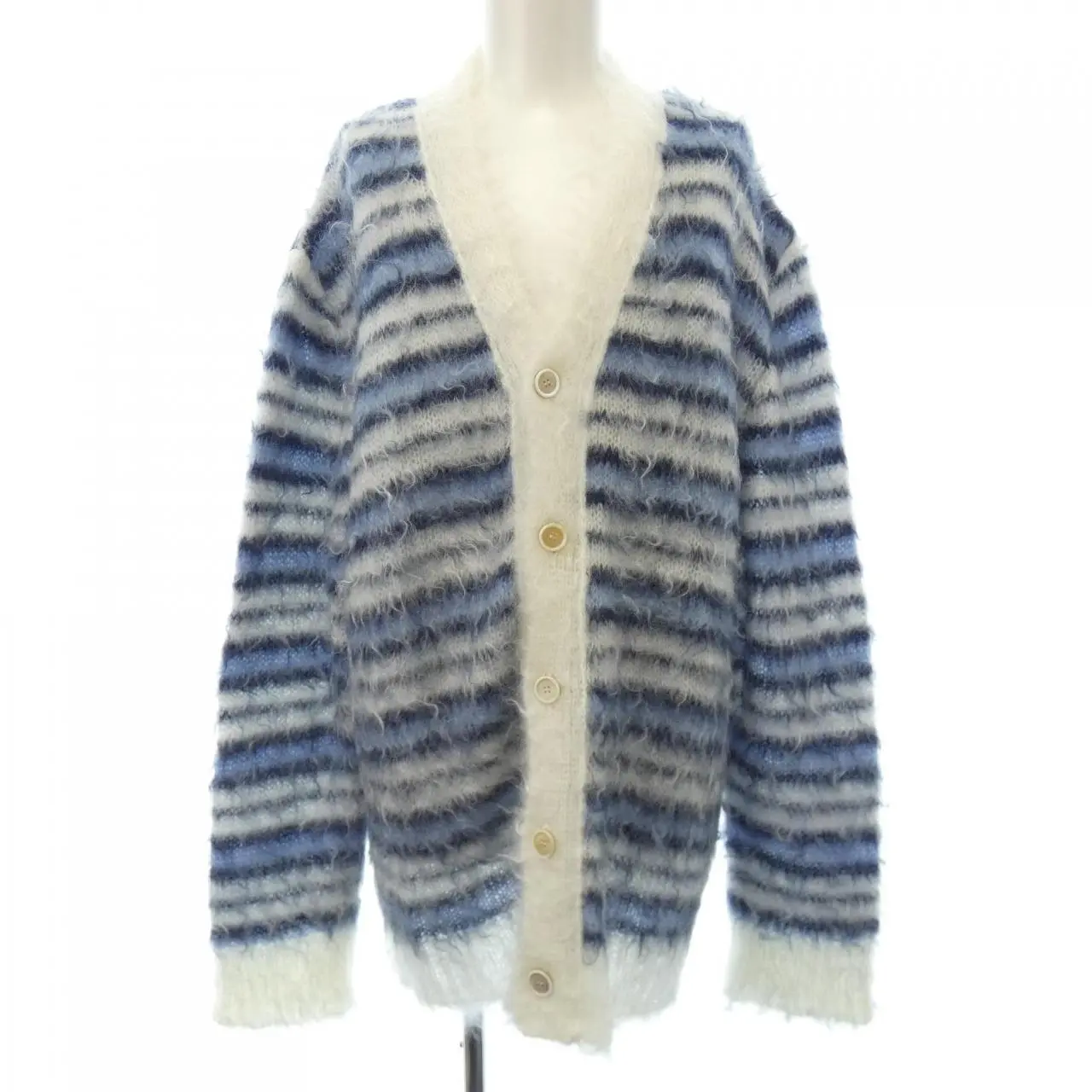 Pre-owned MARNI Cotton Small Leather Goods CDMG0051Q2 Wool Cardigan