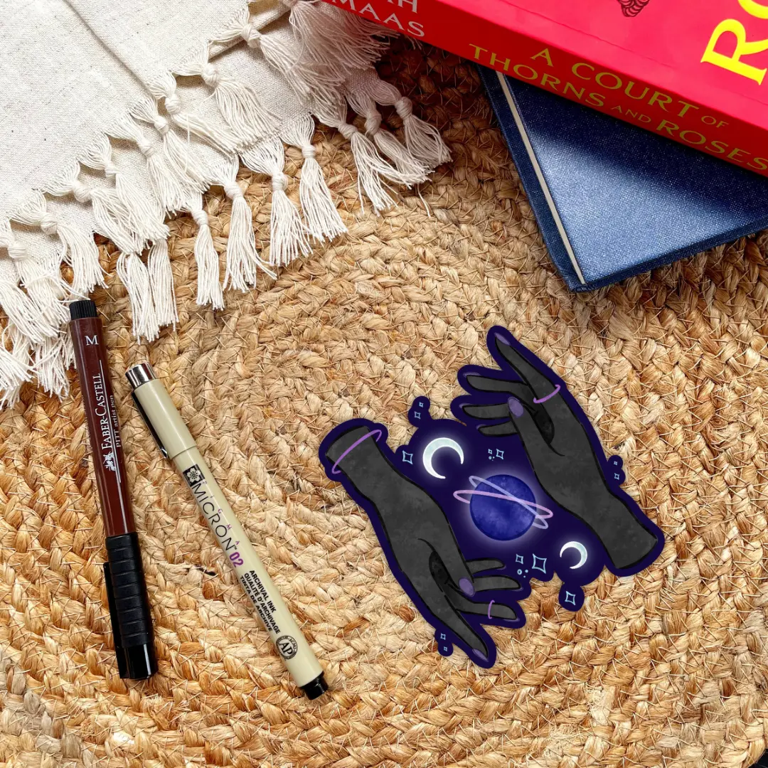 Witchy Celestial Spell Sticker bookish merch Witchy Celestial Spell Sticker bookish merch