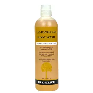 Plantlife Lemongrass Body Wash – Fresh Bright Aromatherapy Cleanse