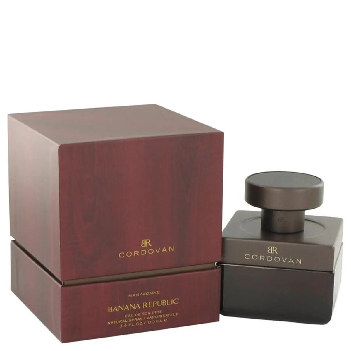 BANANA REPUBLIC Cordovan Eau De Toilette for Men, Woody Aromatic Fragrance with Leather, Nutmeg & Lavender Notes, 3.4 fl oz Spray