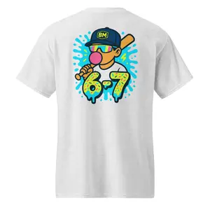 6-7 Baseball Mode T-Shirt - Gen Alpha Inspired 100% Ring-Spun Cotton Tee for Game Day & Practice