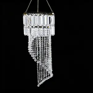 Vectolum Crystal Strip S Mixed Type, Creative Birthday Party Decoration, Wedding Decorations, Reusable Thick Material, No Wiring Required, Home Decor Ornaments, Room Decoration Ornaments, Hanging Decor