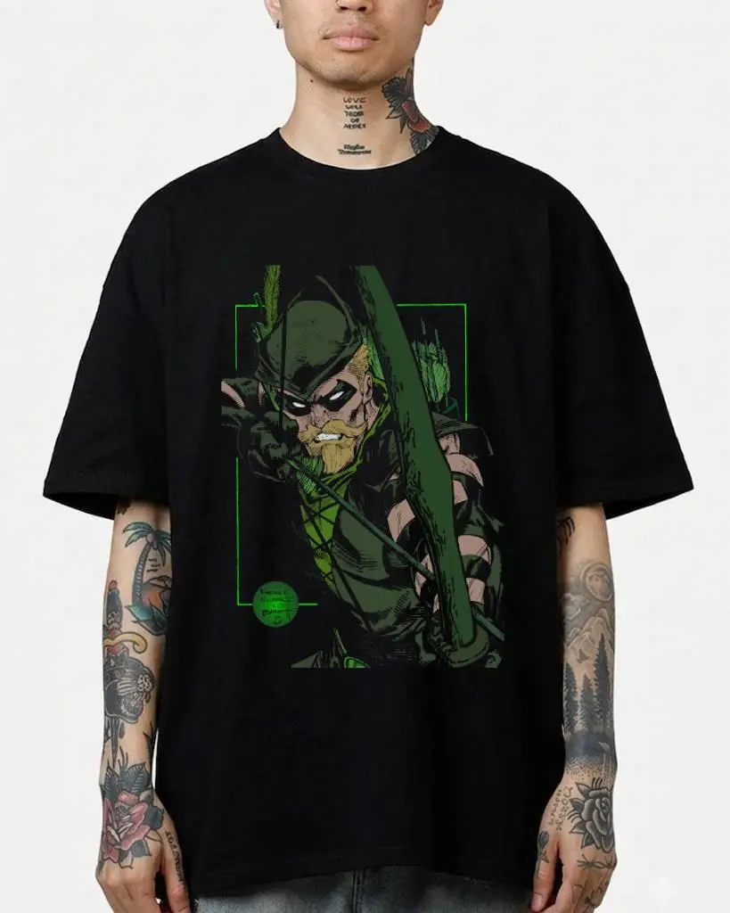 Green Arrow Bow and Arrow Graphic Gift For Fans T Shirt QF03805
