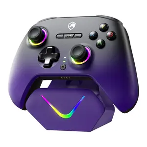 Upgrated PC Gaming Controller TMR Hall Effect Joysticks Anti-Drift & Dual Triggers, 1000Hz Polling Rate, Turbo & Vibration, Programmable Buttons for PC// 2/iOS/Android with  Dock