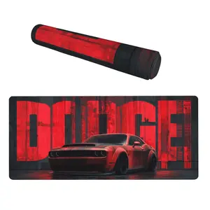 Gaming Mouse Pad Drem Car Mouse Pad 31.5x15.7inch, Large Big Computer Mouse Mat Desk Pad with Non-Slip Rubber Base and Stitched Edge for Home Office