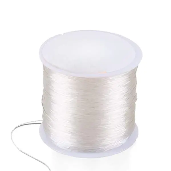 0.8mm Elastic Bracelet String Cord Crystal Clear Stretch Beading Cords for Bracelet, Beading and Jewelry Making