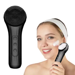 Facial cleansing Brushwith Heating  Vibration, Face Wash  with 5 StrengthAdjustable for Exfoliating, Deep Cleaning, andFace Massaging Gentle Pore highfrequencywand glow  up  device nurse  jamie  facial  roller  mini facelift vibrating  guasha