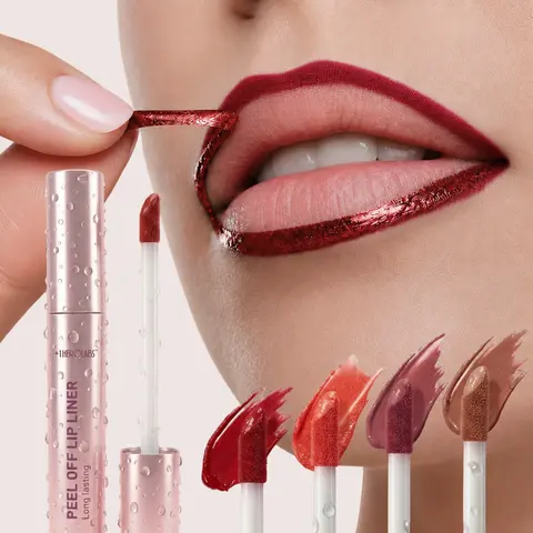 Peel Off Lip Liner & Lip Stain | Long-Lasting & Transfer-Proof Matte Finish | Alcohol-Free Formula