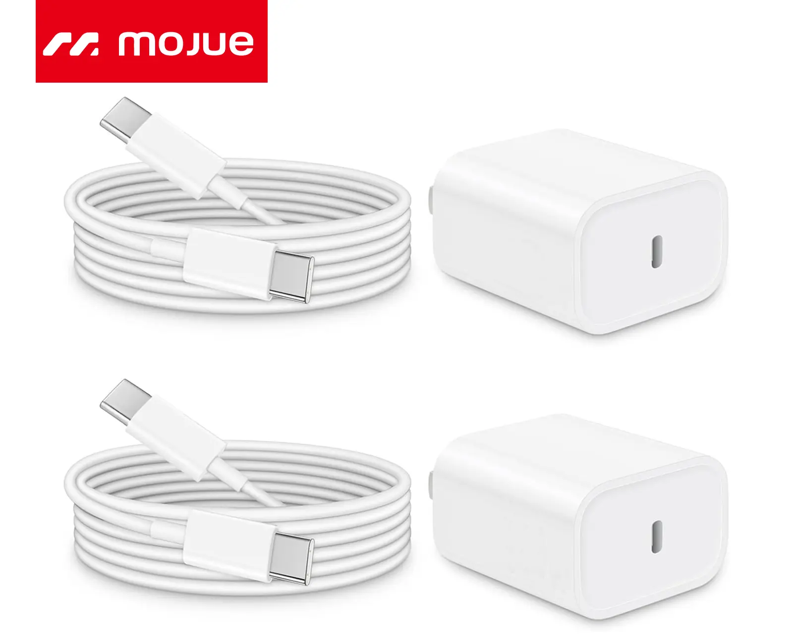 iPhone 17/16/15 Fast Charger – 20W PD Quick Charging Block with 6-Foot USB-C Cable, Compatible with iPhone 17/16/15 Series, iPad Pro/Air/Mini
