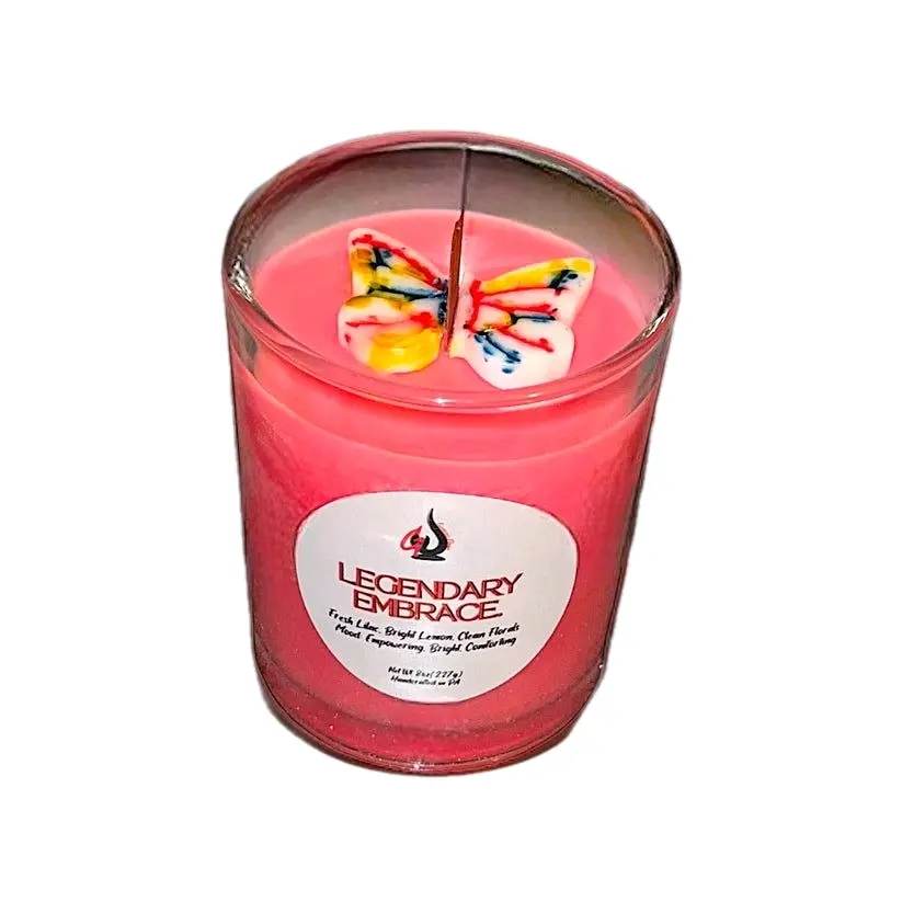 Genesis Flame Candle Illuminate Diversity Series "Legendary Embrace" 8oz Soy Wax Candle Neurodiversity Autism Awareness