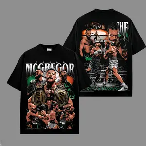 Conor McGregor “The King Is Back” UFC 329 Graphic T-Shirt, The Notorious Vintage MMA Fighter Tee, UFC Champion Fan Merch, Combat Sports Streetwear Shirt, McGregor Comeback Graphic Tee, Oversized UFC Apparel, Unisex Fashion T Shirt for MMA Fans