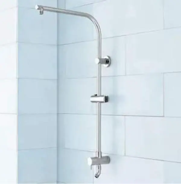 New Brushed Nickel Custom Showering 32-19/25 in. Shower Rail by Signature Hardware