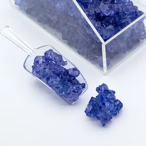 Grape Rock Candy - Sweet and Hard Candy Crystals with Grape Flavor - 4 oz & 8 oz & 1 lb Candy Bag Bonbon Snack
