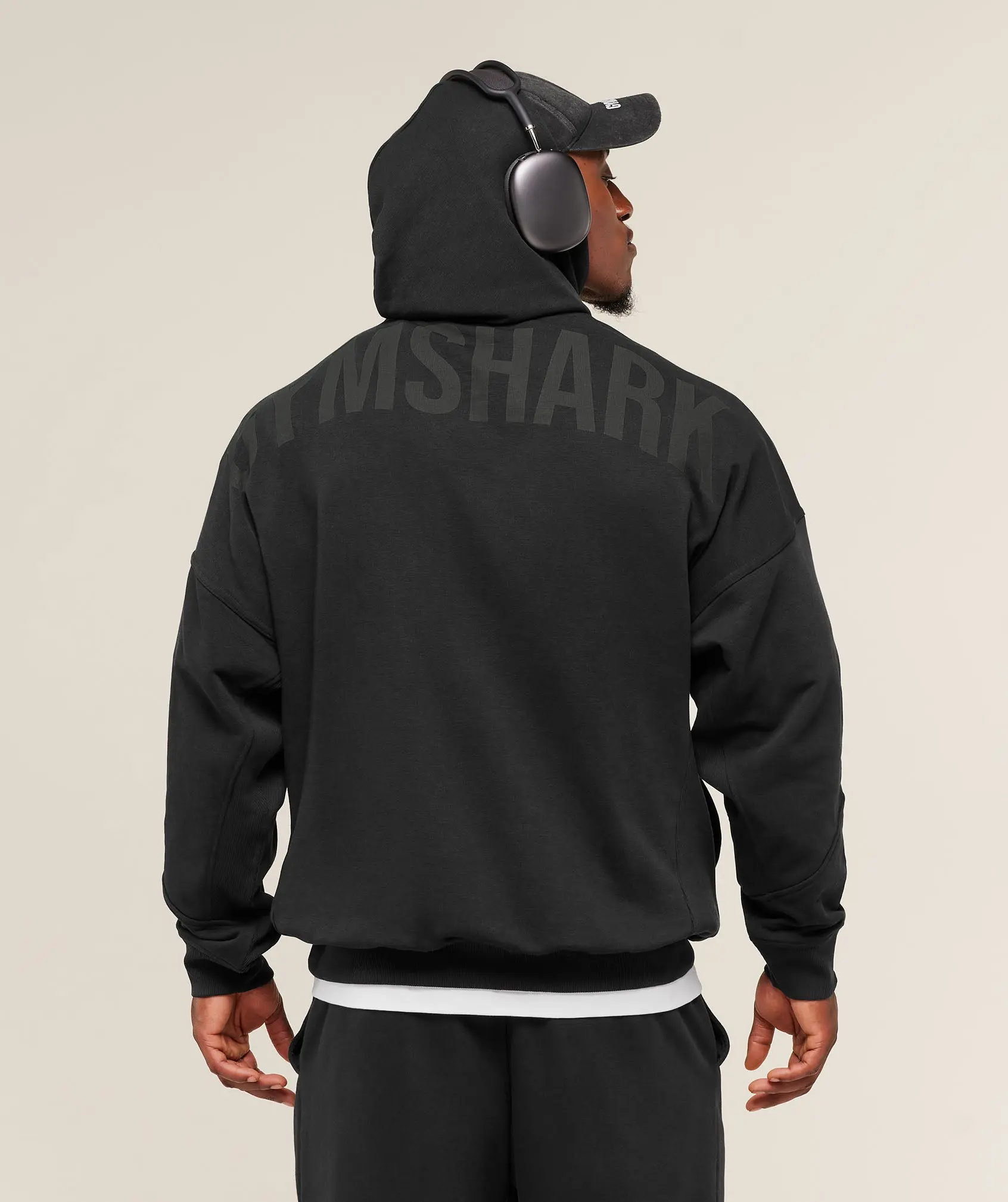 Gymshark Power Oversized Hoodie, Unisex Relaxed Fit Gym Pullover, Workout Sweatshirt, Casual Fitness Streetwear