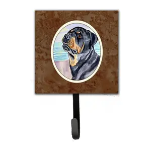 Carolines Treasures  Rottweiler Leash or Key Holder