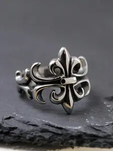 Punk Style Geometric Design Ring for Men, Cool Gift Idea, Party Accessory, Unique Fashion Statement, Perfect for Daily Wear & Special Occasions, Statement Rings