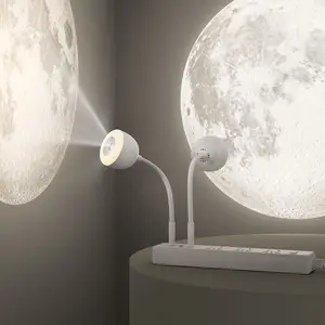 USB Starry Sky Projection Lamp, Remote Control Moon Projector Night Light, Bedroom Atmosphere Lamp, Baby Sleeping Aid, Living Room Decor