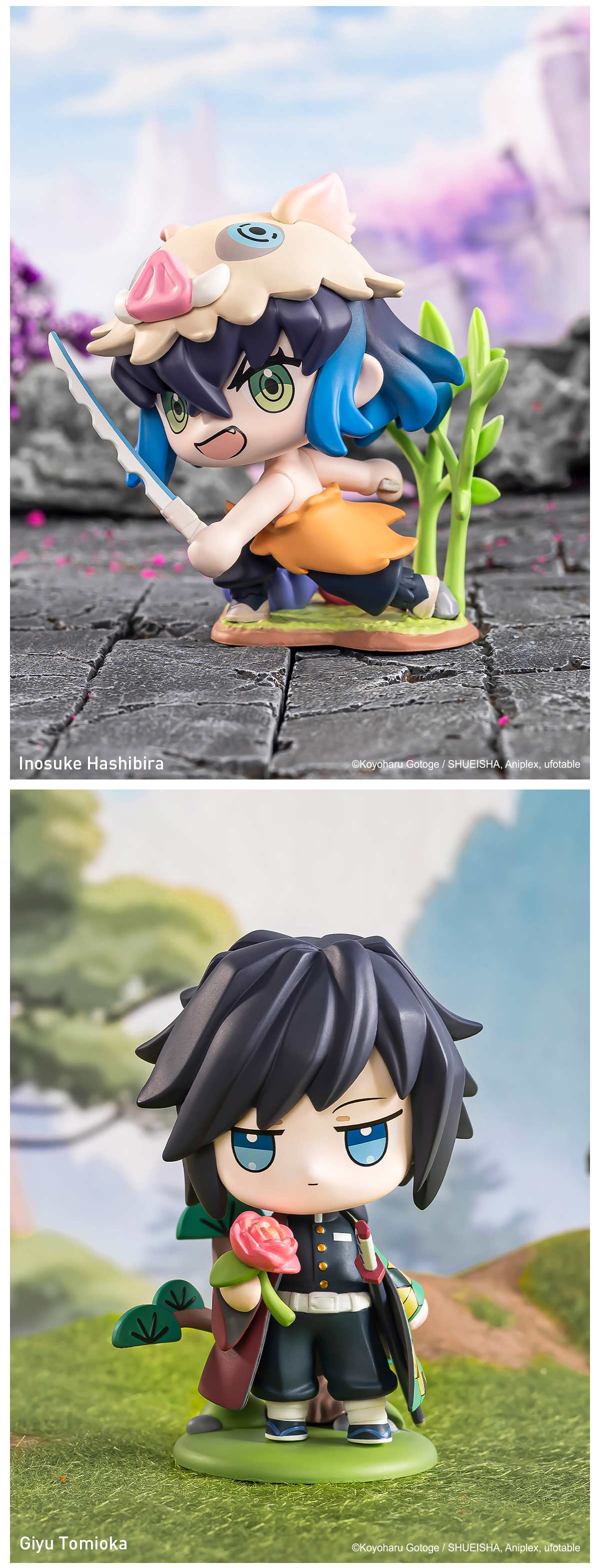 POP MART Kimetsu no Yaiba Birth Flower Series Figures, Blind Box, Mystery Box