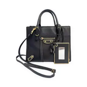Pre-owned Smooth calfskin leather Shoulder Bags Balenciaga Neo Classic City Black Very Good S014260516067