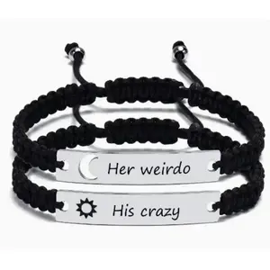 Matching Couples Bracelets for Women Men Long Distance Bracelets for Couples His Hers Bracelets Relationship Bracelets Anniversary Christmas Birthday Gifts