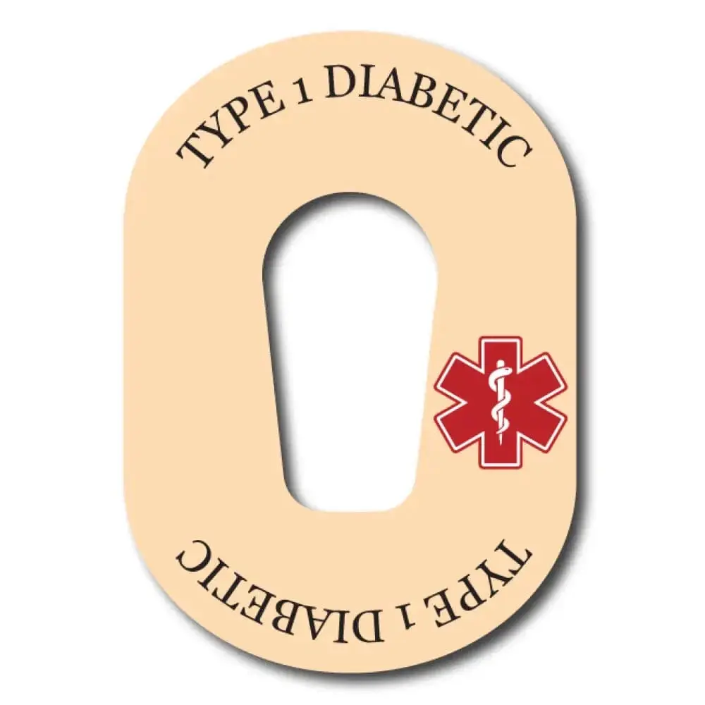 Type 1 Diabetes Awareness in Beige - Dexcom G6