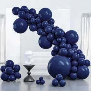PartyWoo Navy Blue Balloons 127pcs Different Sizes of 36 18 12 10 5 Inch Dark Blue Balloon Arch Kit Garland for Graduation Wedding Sports Baby Shower Birthday Bachelorette Party Decorations Blue-Z90