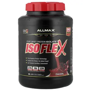 ALLMAX ISOFLEX®, Pure Whey Protein Isolate, Chocolate, 5 lbs (2.27 kg)