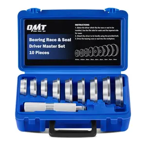 Orion Motor Tech Bearing Press Kit, 10pc Bearing Race and Seal Driver Set with Seal Driver and 9 Bearing Adapters, Seal Installer Bearing Driver Kit for Bearing Installation, 39.5-81mm Racing Parts Replacement, Car Repair Tool Kit, fathersdaygift