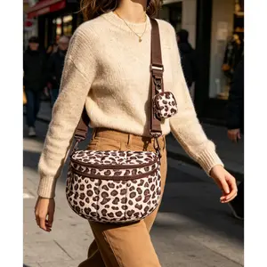 Women Small Daily Crossbody Bags , Soft Puffer Cute Bum Bag Handbag Wallets with Mini Bag, Quilted Purse for Daily Travel College Adjustable Shoulder Strap