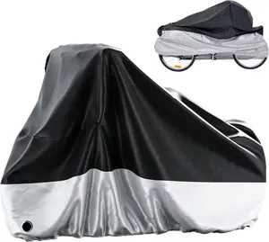 Adult Tricycle Cover Trike Cover, 3 Wheeled Bicycle  Cover for Outdoor Storage , Dust Wind Proof for Bikes