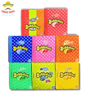 Bubbaloo | Fresa, Mora Azul, Tutti Fruitti, Pina Chamoy, Yerbabuena, Mora Acida, Platano , Menta, Mixed | Authentic Mexican Candy | Sweet Gum Soft | Authentic Mexican Chips & Snack by Chuco Chips