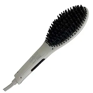 Vivitar Ceramic Straightening Hair Brush – Smooth And Sleek Results For Every Hair Type, Easy To Read LCD Temperature Display, 140 To 450 Degrees Temperature Range (COLOR MAY VARY)