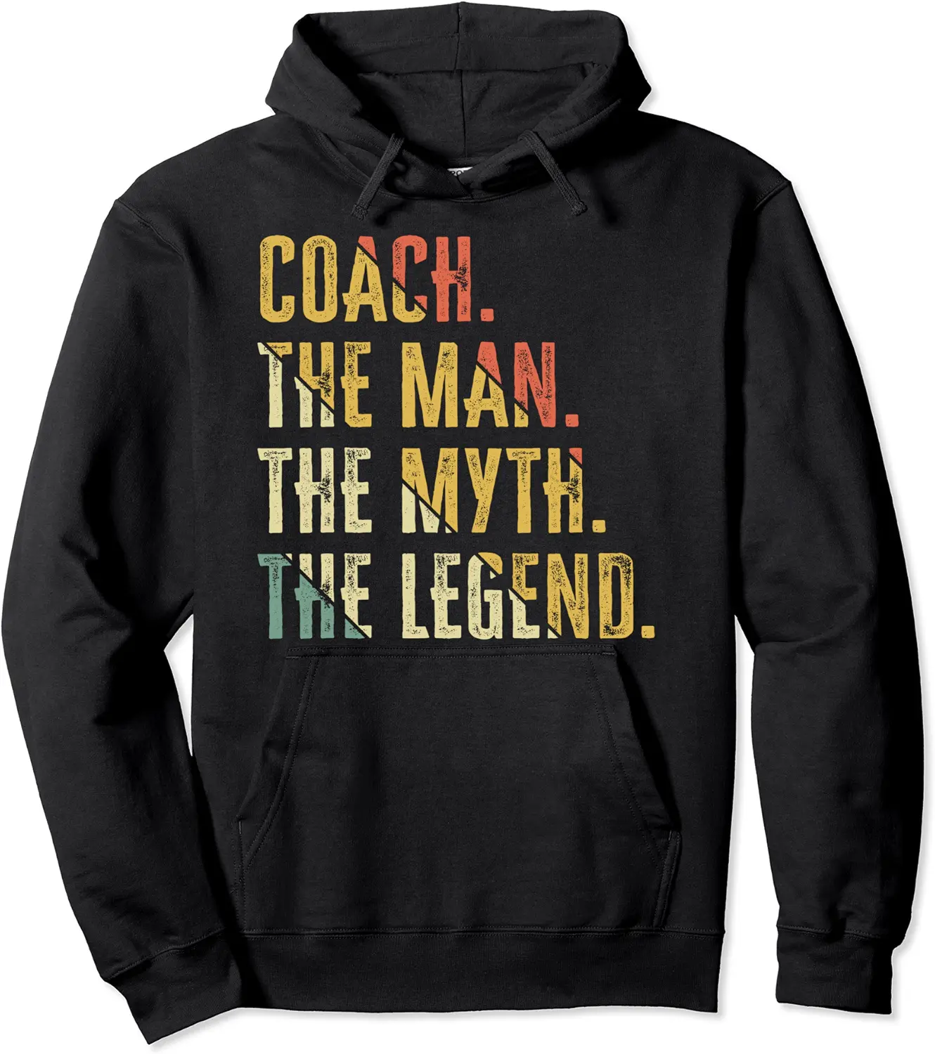 Coach The Man, The Myth The Legend Retro Vintage Pullover Hoodie - Armandoand Shop 57B09SQ584D5