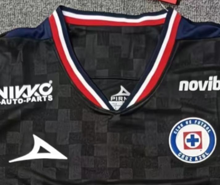 Cruz Azul Black Long Sleeve Jersey 2025 - Unique Cross Pattern & Premium Fabric | Fan Must-Have!