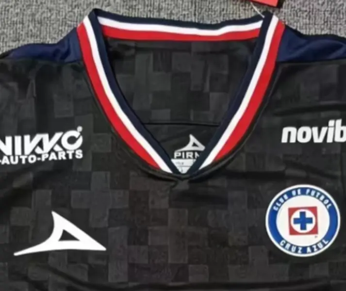 Cruz Azul Black Long Sleeve Jersey 2025 - Unique Cross Pattern & Premium Fabric | Fan Must-Have!