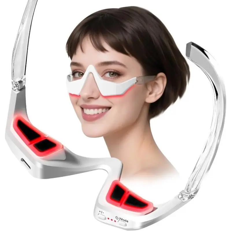 Smart Library Light Eye Lifting Stick Vibration 3D Contour Dark Circles Bags USB Charging 3 Modes Beauty Instrument Gift Facial Beauty Massagers