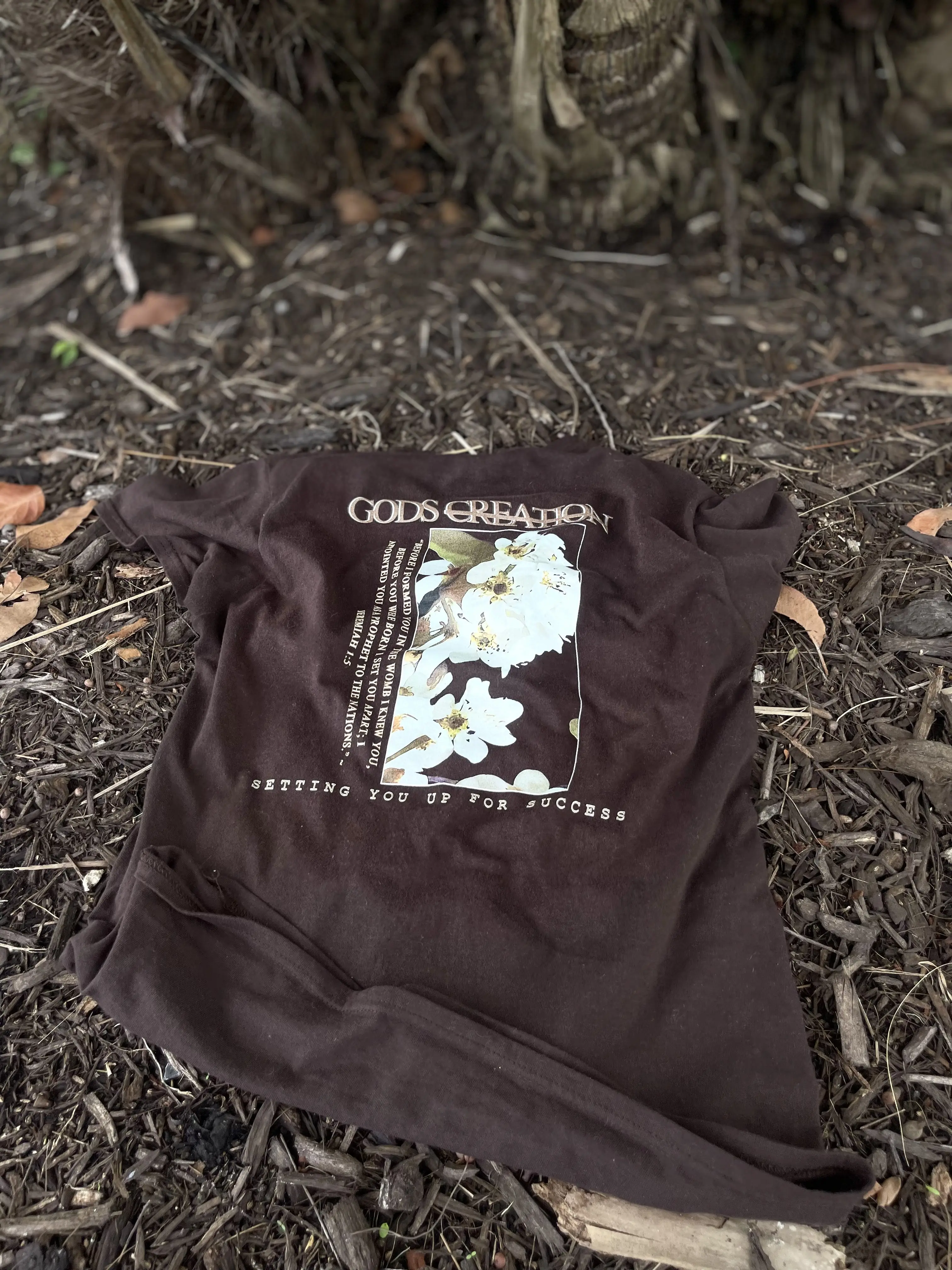 "GODS CREATION" JEREMIAH 1:5 HEAVY COTTON TEE Casual Classic