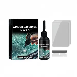 Automotive Glass Care Kit Windshield Crack and Scratch Repair Adhesive Solution Car Glass Restoration and Maintenance Kit