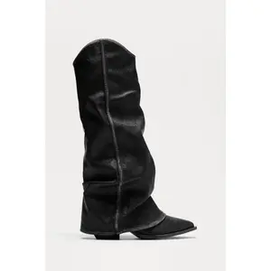 Mason Overlay Boots - Black Z