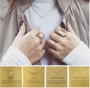 Friends Love Karma Star Luck Charm Necklace - Jewelry Pendant