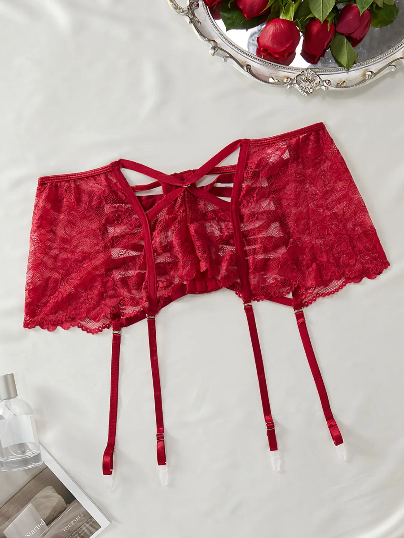 Sexy Lace Lingerie Set, Hollow Out Design, Plus Size Underwear, Cross Straps Garter Belt, Multiple Colors Available, Lingerie Underwear Sets - TikTok Shop Sexy Lace Lingerie Set, Hollow Out Design, Plus Size Underwear, Cross Straps Garter Belt, Multiple Colors Available, Lingerie Underwear Sets - TikTok Shop