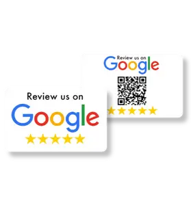 Fusion NFC Google Review Card - iPhone & Android Compatible, Collect 5 Star Reviews With A Tap!